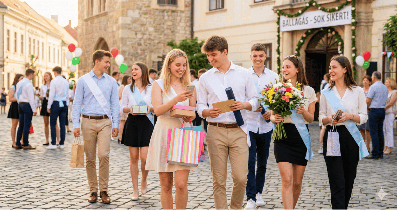 ballagási ajándék ötletek